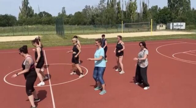 Latino Step beim SSV Rabe Merseburg